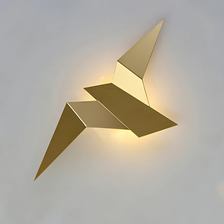 BowLift | Origami Wall Lamp – Unique Wall Lighting in Japanese Style for Living Room and Bedroom