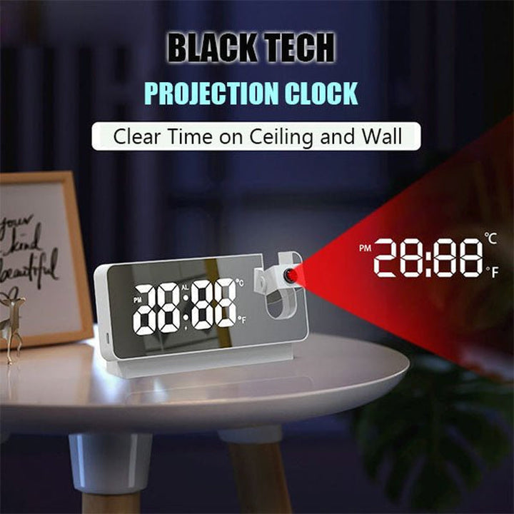 Smart Digital Projection Clock | Bowlift
