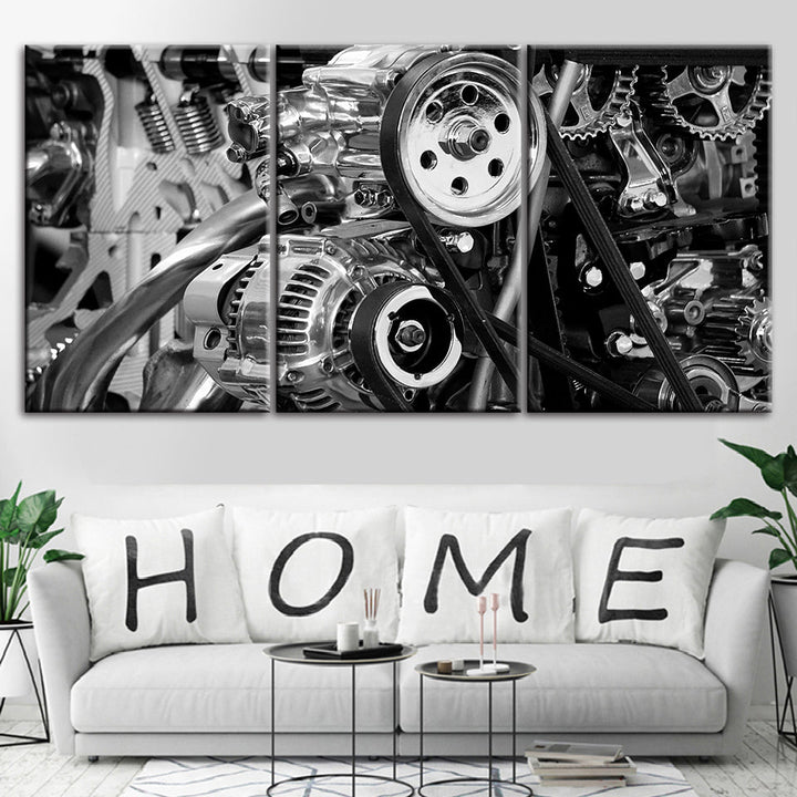 Mechanic Views - Canvas Wall Art Painting | Bowlift