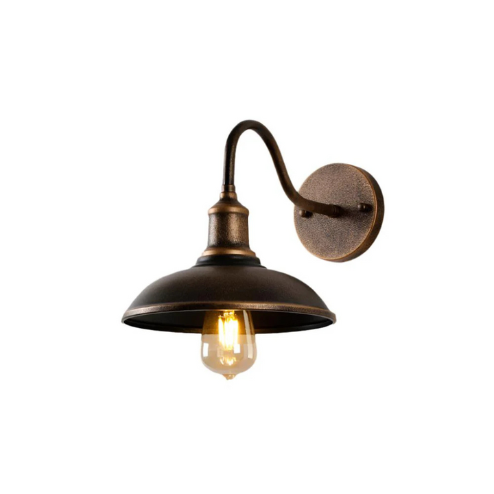 BowLift | Antique Brass IP65 Waterproof Outdoor Wall Lamp