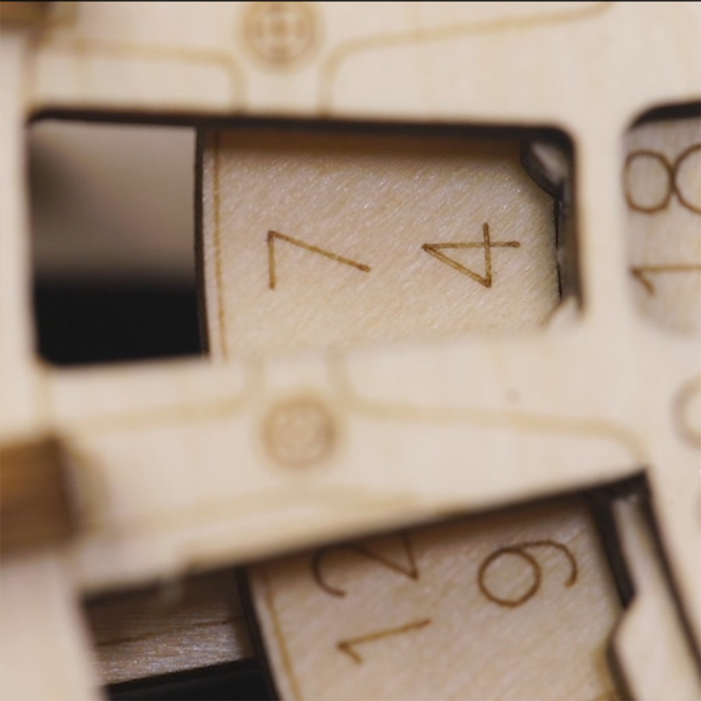 Eternal Calendar Wooden Puzzle Bowlift