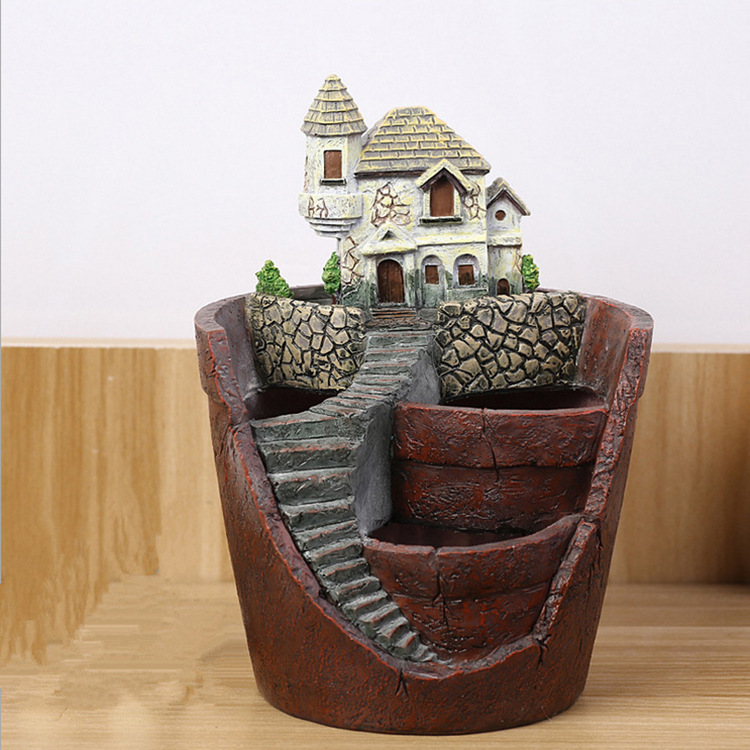 BowLift | Succulent decorative flower pot for mini garden – Bonsai planting pot for micro landscape and garden