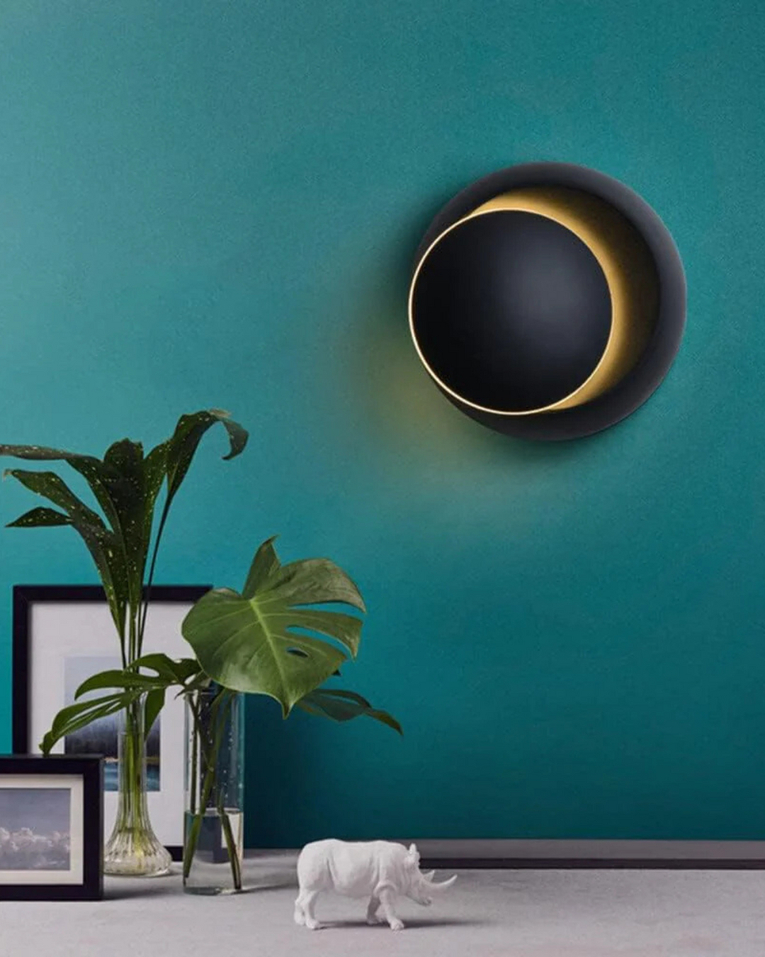BowLift | Modern Wall Lamp with Halo Light Circle Ambient Lighting