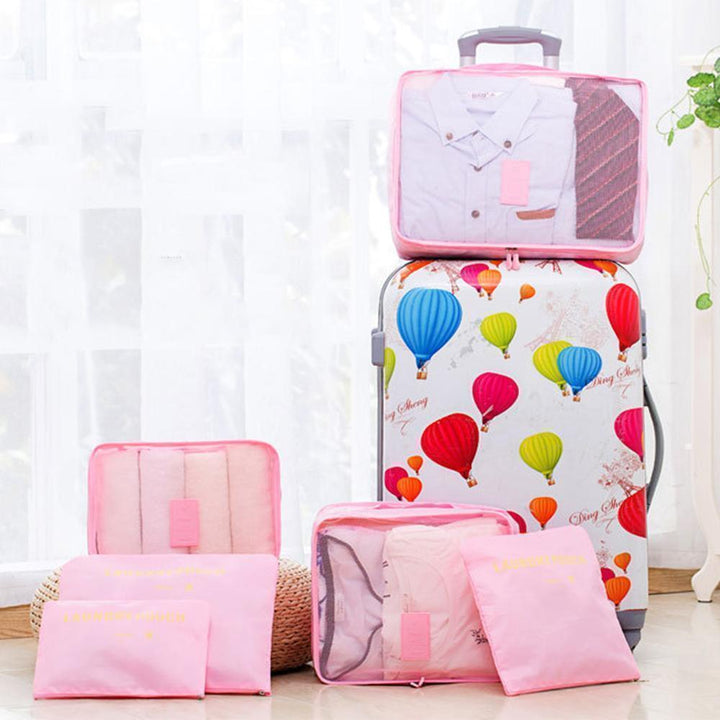 BowLift | Travel Clothing Storage Bag (1 Set, 6 Pieces)