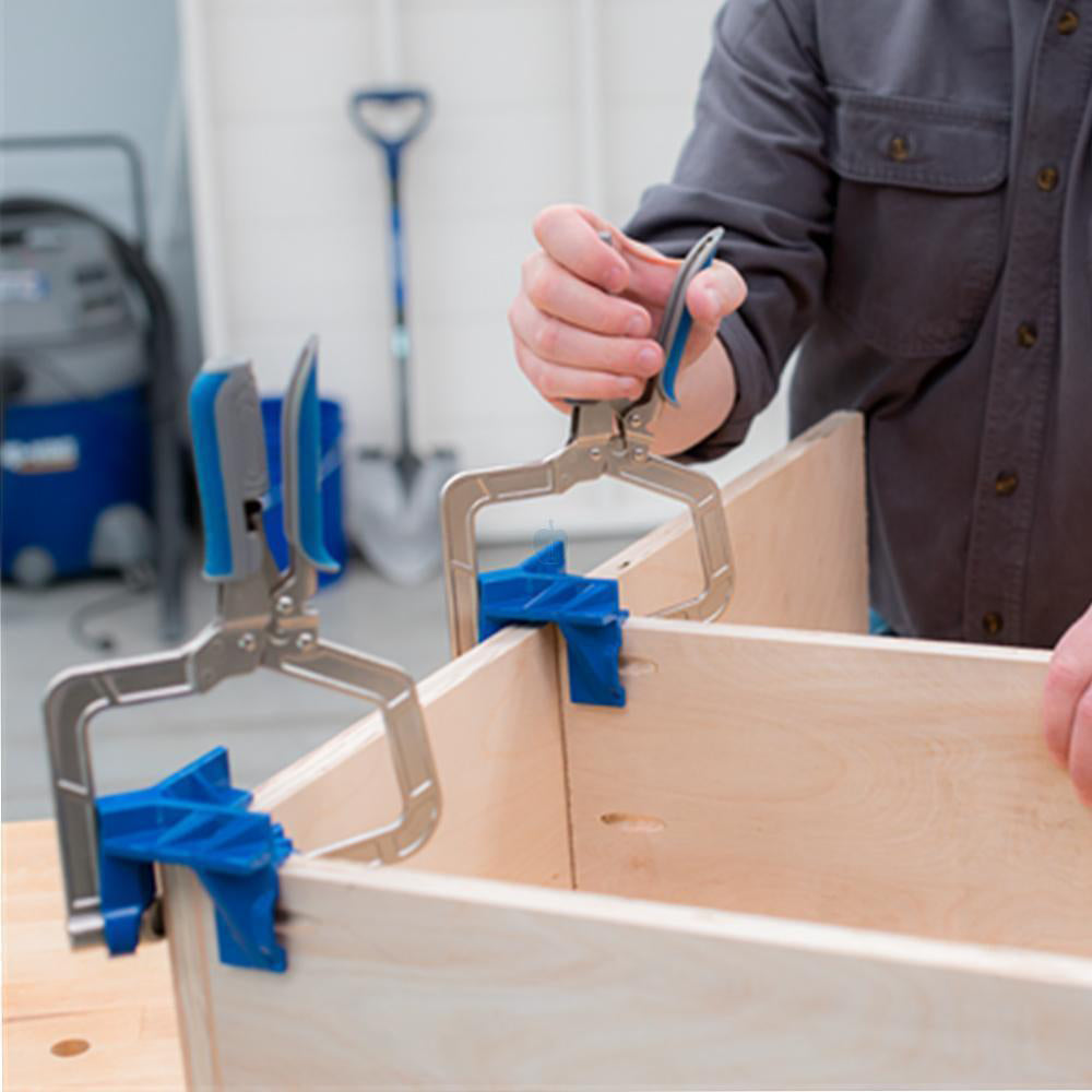 90-degree corner clamp and "T" support | Bowlift