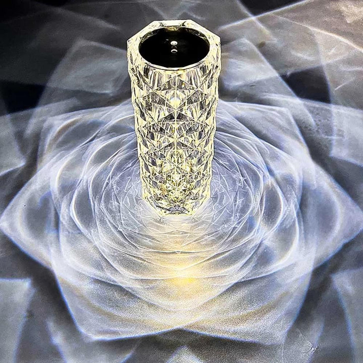 BowLift | Rose Rays Crystal Diamond Table Lamp