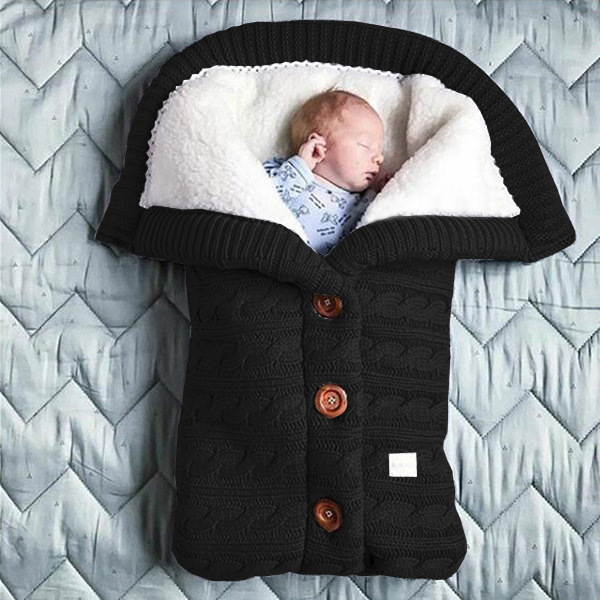 BowLift | Baby Knit Sleeping Bag with Hood – Soft, Padded Baby Sleeping Bag