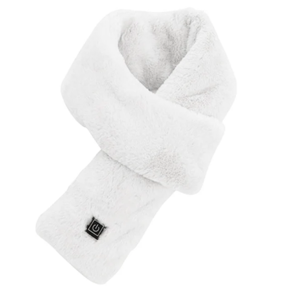 USB-Heated Faux Fur Scarf Bowlift