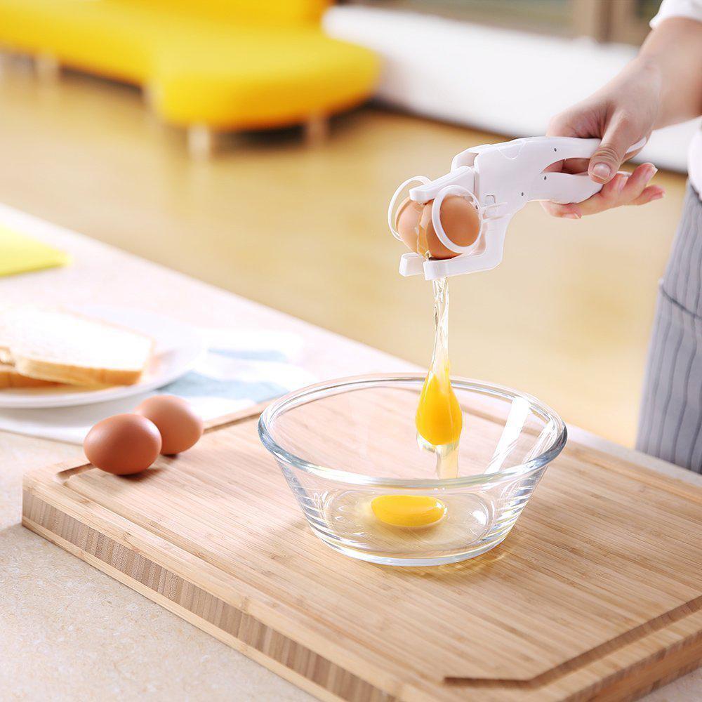 BowLift | New Easy Egg Cracker Handheld York White Separator