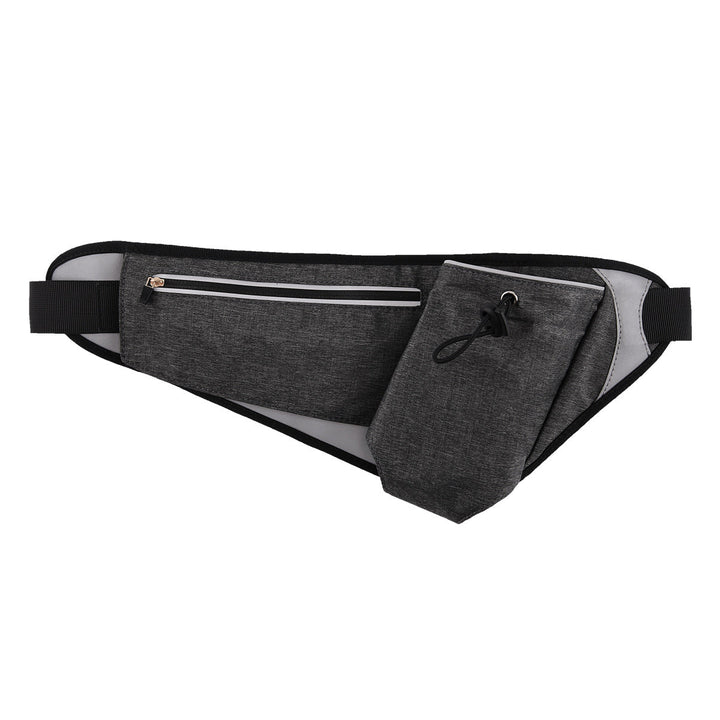 BowLift | Waterproof Sports Waist Bag with Adjustable Bottle Holder & Night Reflective Strip, for Running, Camping, Jogging, Hiking, Trip and More