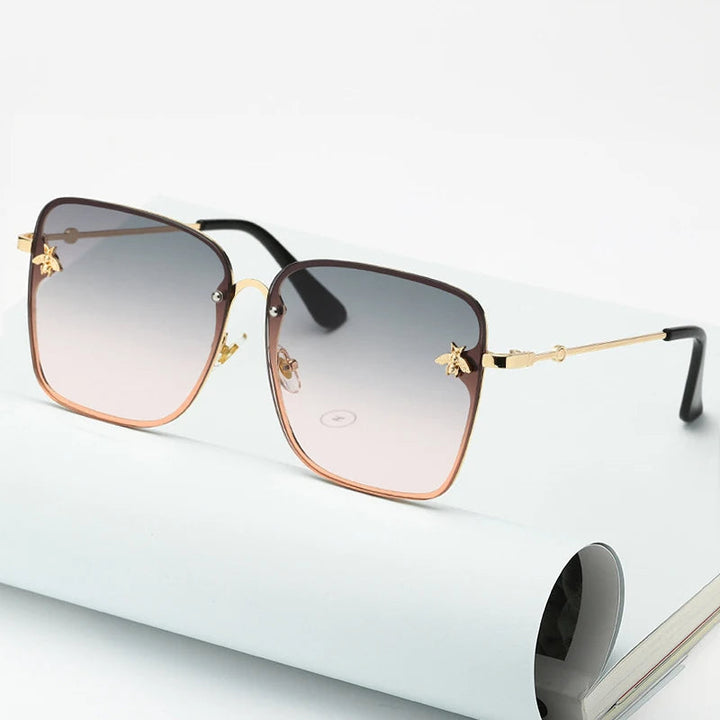 Charlotte Sunglasses | Oversized & Rimless | Bowlift