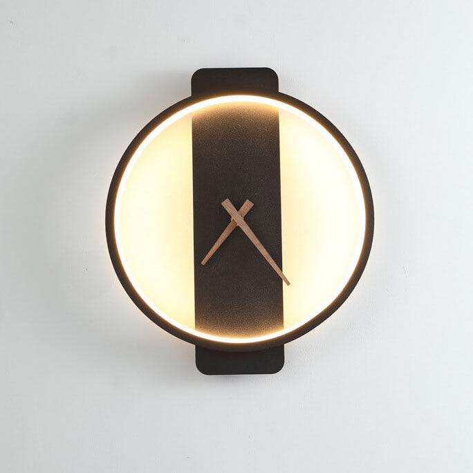 BowLift | Luxe Clock-shaped LED Wall Lamp for Modern Interior