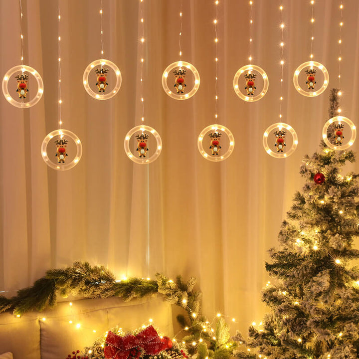 BowLift | Christmas Circle Doll Hanging Decoration 10 LED USB String Lights