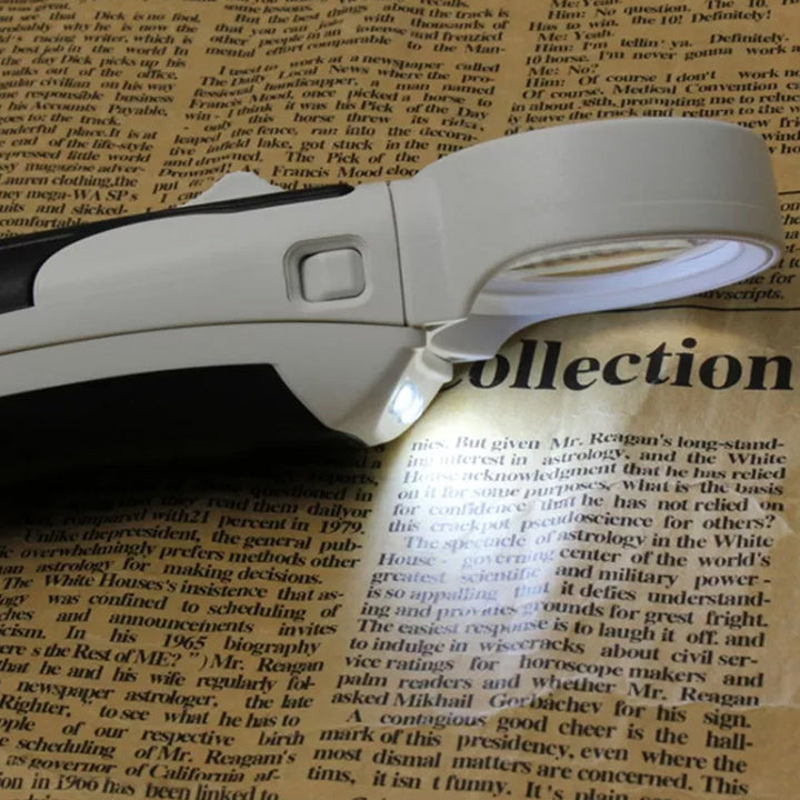 BowLift | 20X Optical Handheld Backlit Magnifier For Reading