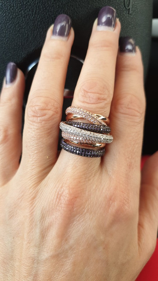BowLift | Monaco Design Luxury Statement Stackable Ring For Women