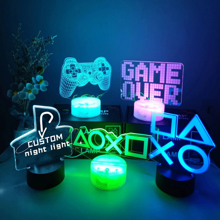 Gamer 3D LED lamps | Bowlift
