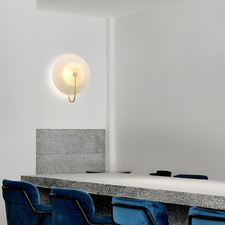 BowLift | Scandinavian Round Glass Wall Lamp