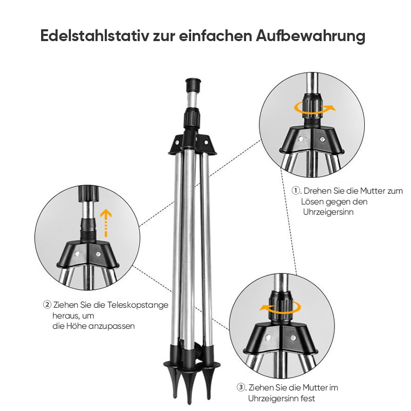 Automatic rotating tripod sprinkler | Bowlift