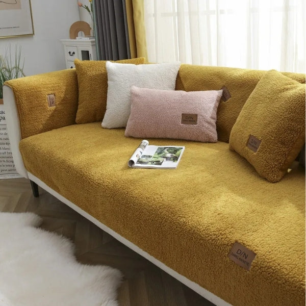 BowLift | Waterproof Sofa Throw Covers | Slip Couch Protector | Washable Sofa Cover for Sofa Beds