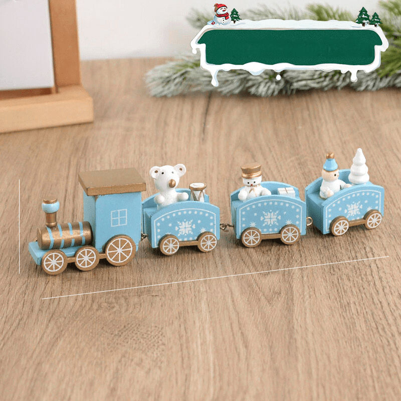 BowLift | ChristmasTrain | Cheerful Wooden Decoration