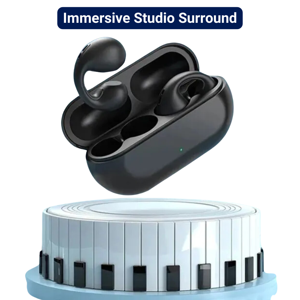 SoundStride | Bone Conduction Headphones – Open-Ear Safety – Sweatproof & Wireless – For Running & Gym Bowlift