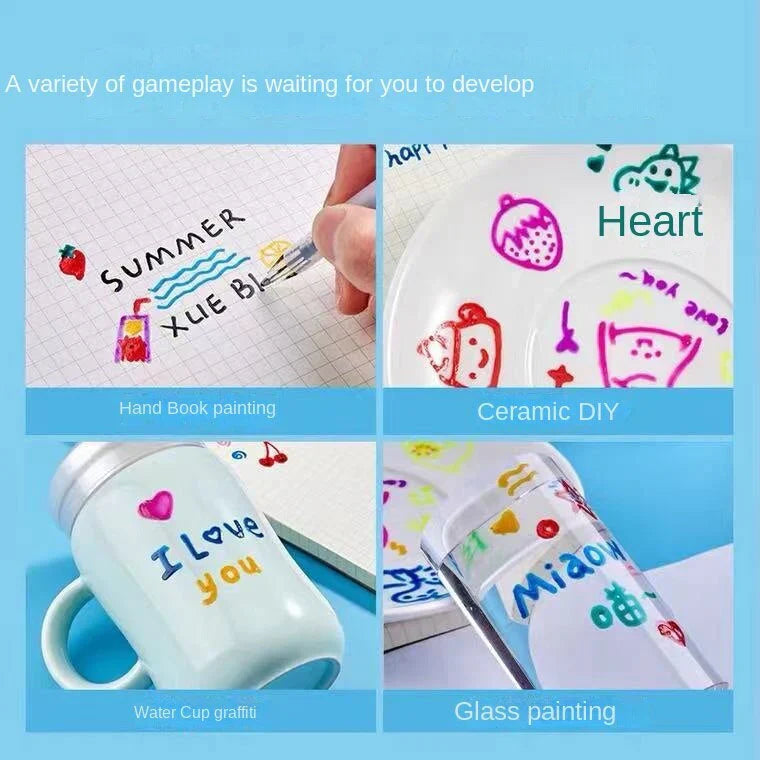 BowLift | Colorful Gel Pen Set for Creative 3D Artworks