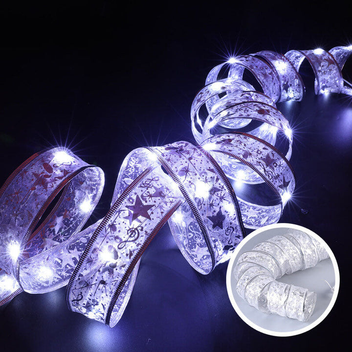 BowLift | Christmas Tree Decoration Ribbon Gift LED String Lights