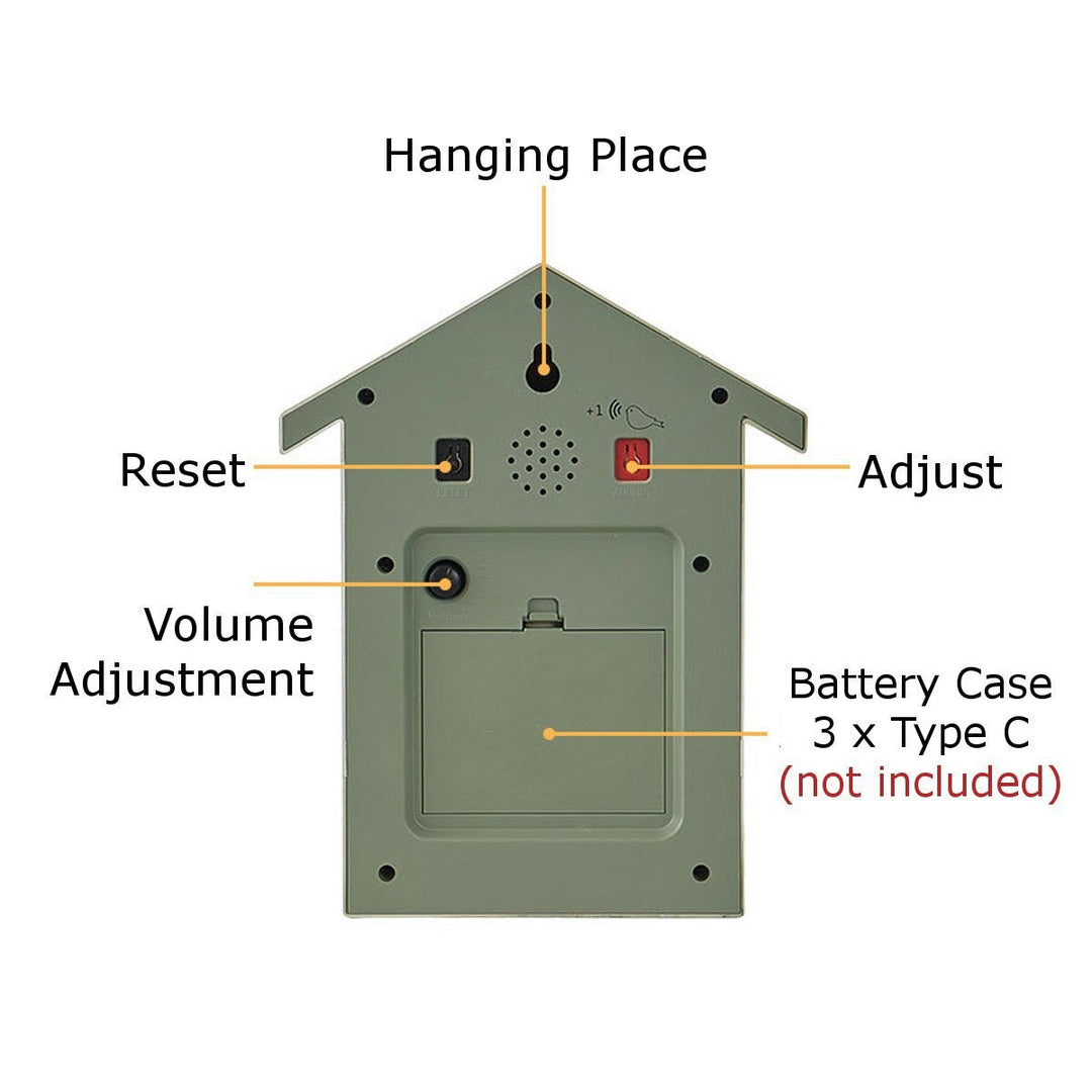 VrolijkTikt Cuckoo Clock – Traditional Wall Clock with Authentic Cuckoo Sound | Bowlift