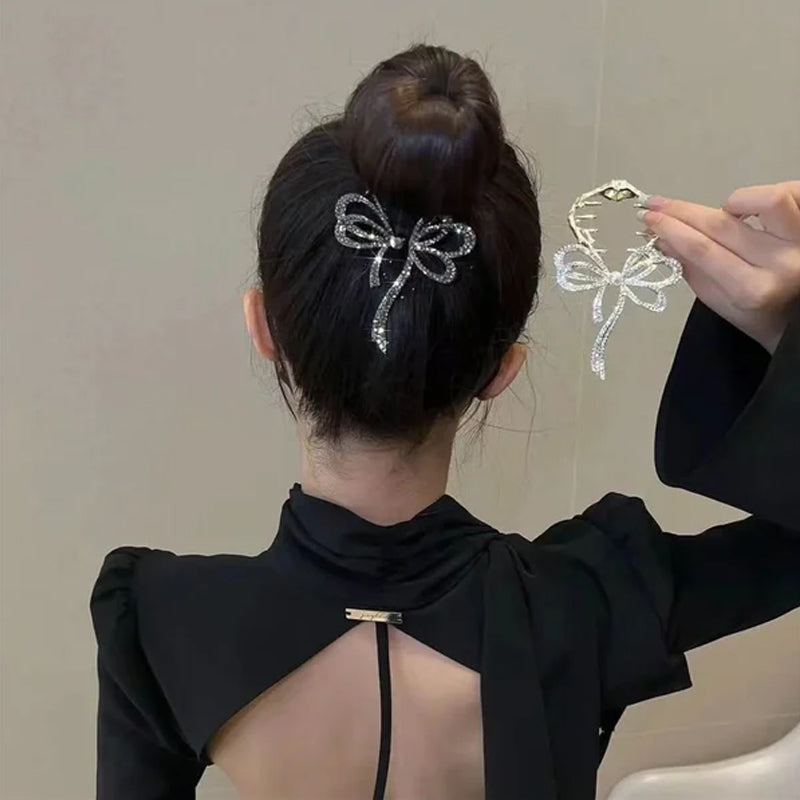 Bow Light Luxury Premium Feeling Hair Clip Bowlift