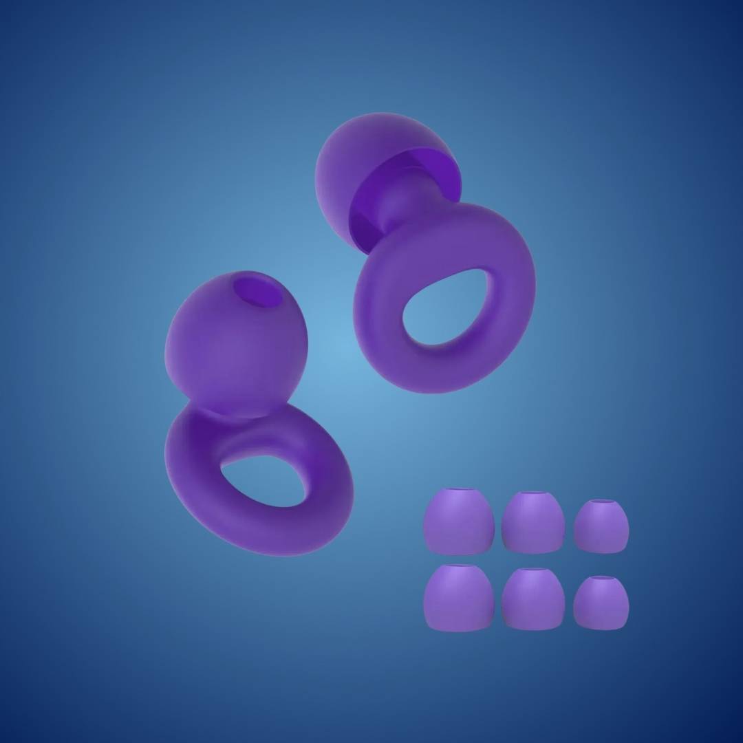 QuietGuard Earplugs Noise Reduction | Comfortable - for Sleep - Travel - Concerts - Swimming - Work Environments Bowlift