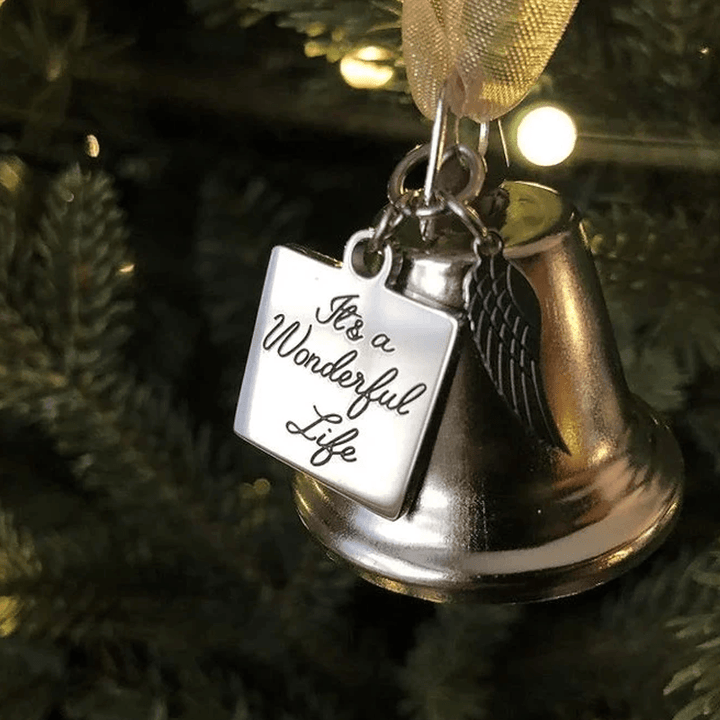 BowLift | 🎄Christmas Tree Memorial Ornaments Angel Wings Bell Hangings Hanging Decoration