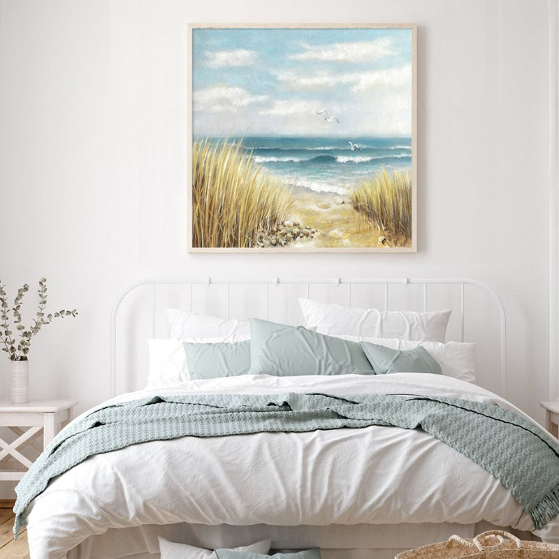 Seashore Artwork Coastal Wall Art | Bowlift