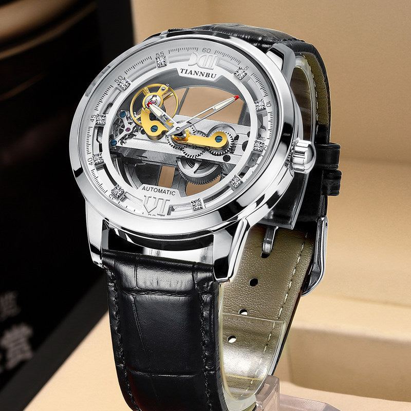 BowLift | Skeleton Tourbillon Ultra Thin Automatic Mechanical Watch