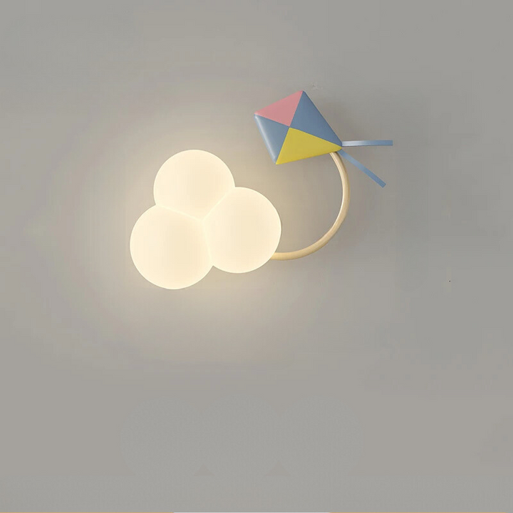 CartoonAirplane Light – Playful Wall Lamp for the Children's Room Bowlift