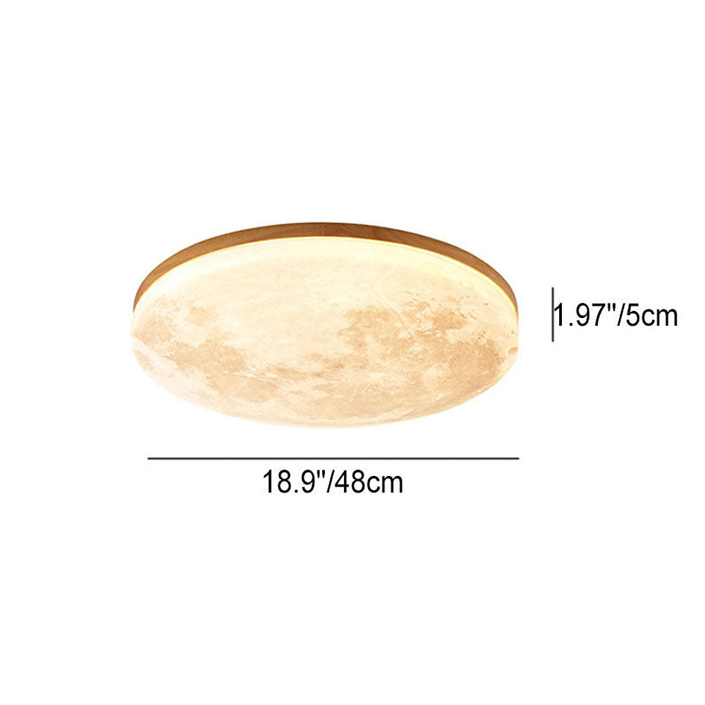 BowLift | LunaGlow - Moon Lamp Ceiling Lamp With Soft LED Lighting