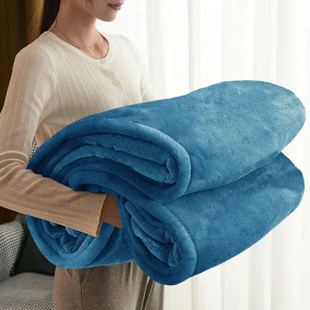 BowLift | Maxime | Cozy Fleece Blanket for All Seasons - Extra Soft and Warm