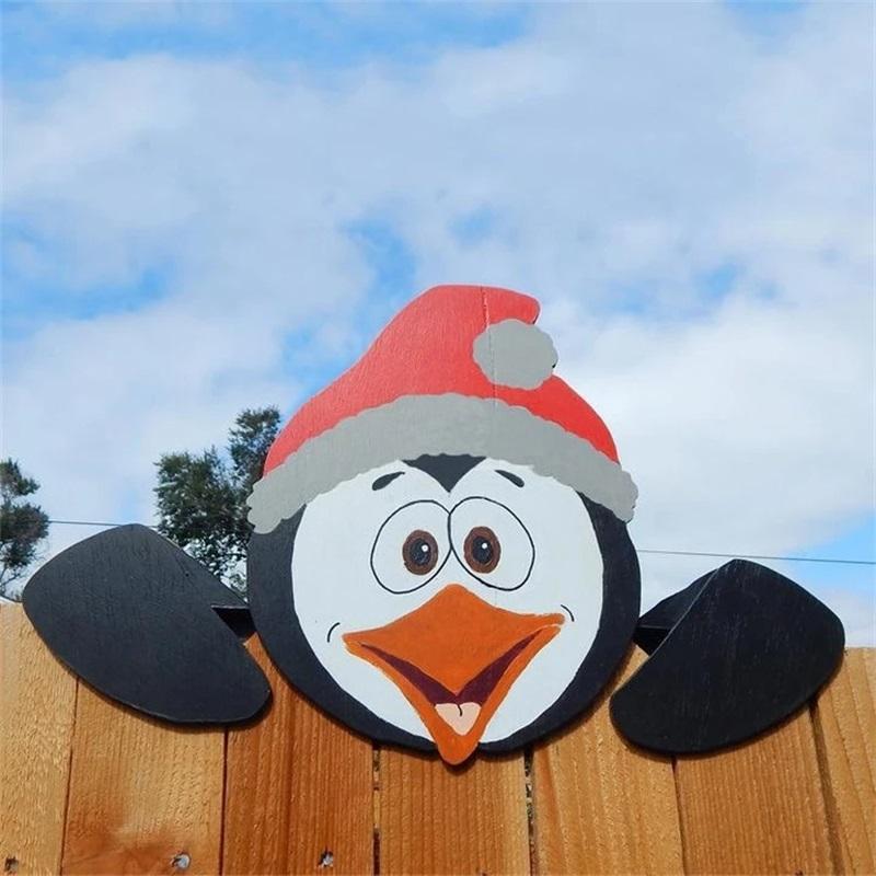 Christmas Themed Fence Decoration | Bowlift