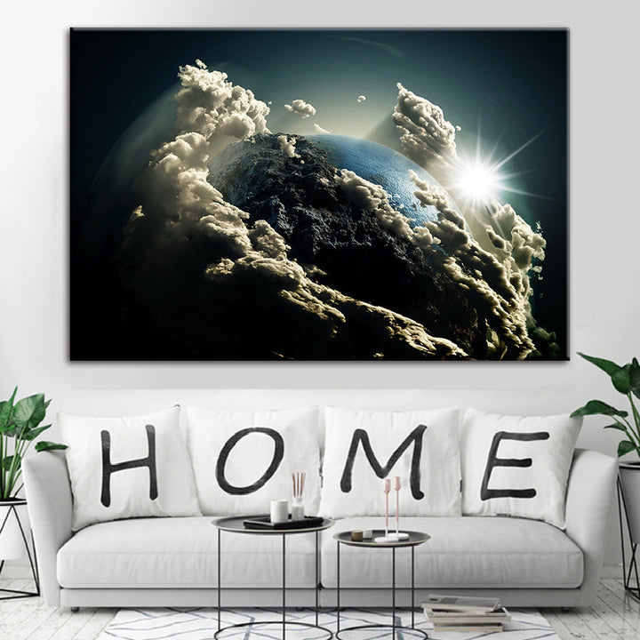 Earth's Stratosphere - Canvas Wall Art Painting | Bowlift