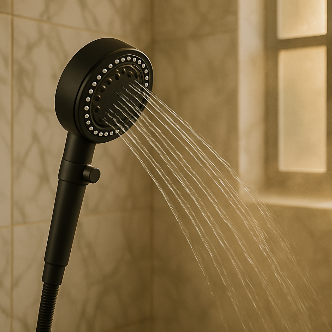 BowLift | HydroFlow Spa Showerhead Water-Saving Adjustable Features