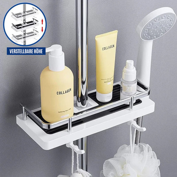 BowLift | Shower rod storage shelf