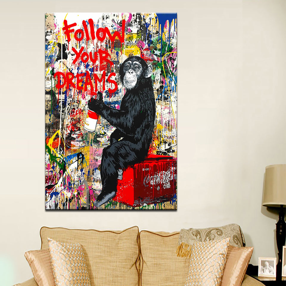 Follow Your Dreams - Canvas Wall Art Painting | Bowlift