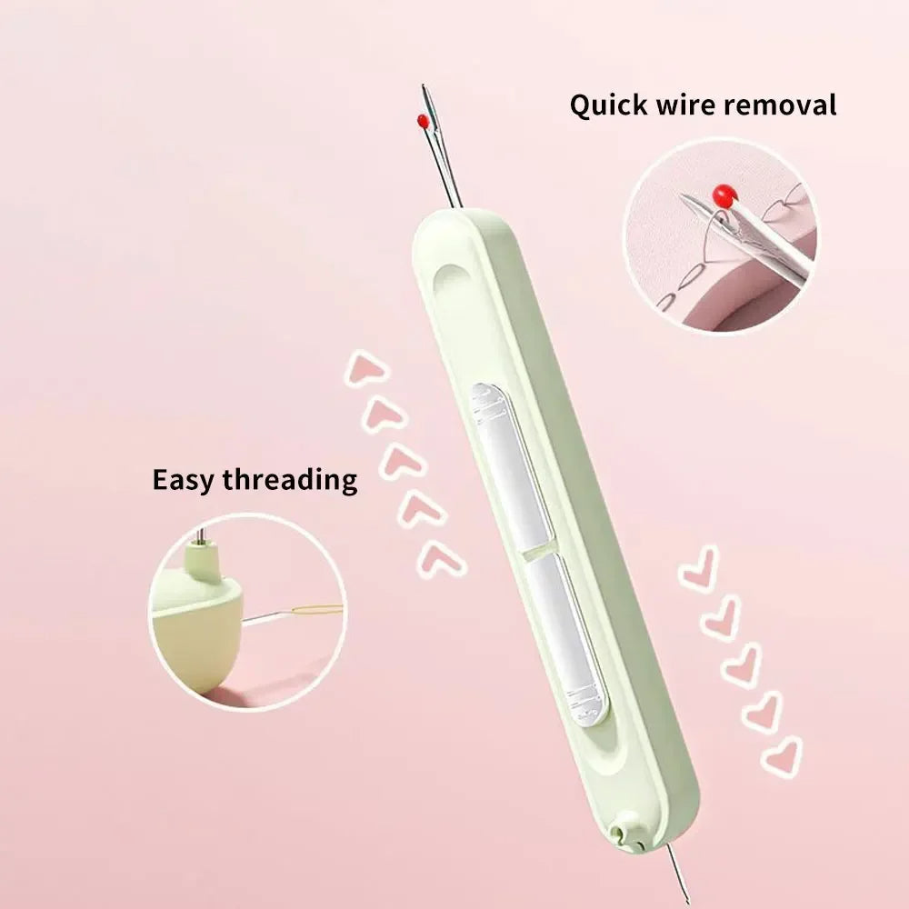 BowLift | 2 in 1 Needle Threader Tool with Cutter for Easy Sewing
