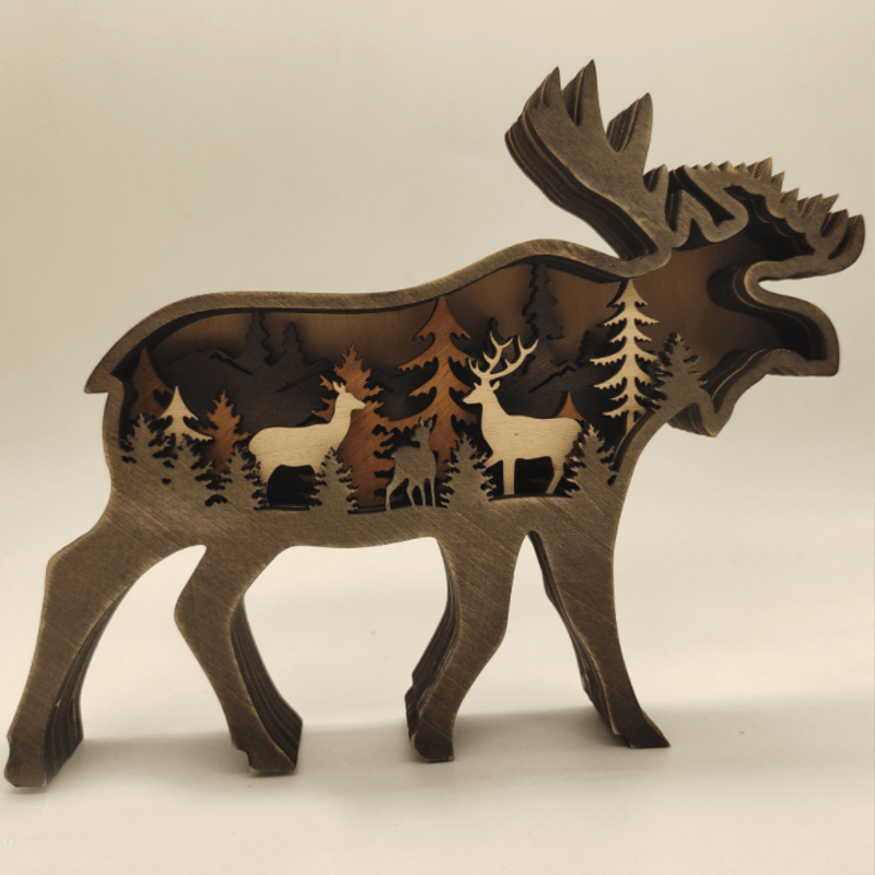 BowLift | 3D Creative Wood Animal Carving Craft Gift