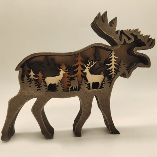 BowLift | 3D Creative Wood Animal Carving Craft Gift