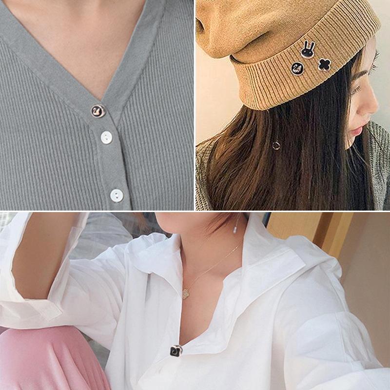 BowLift | SnapCover – Discreet button closure without sewing (set of 10)