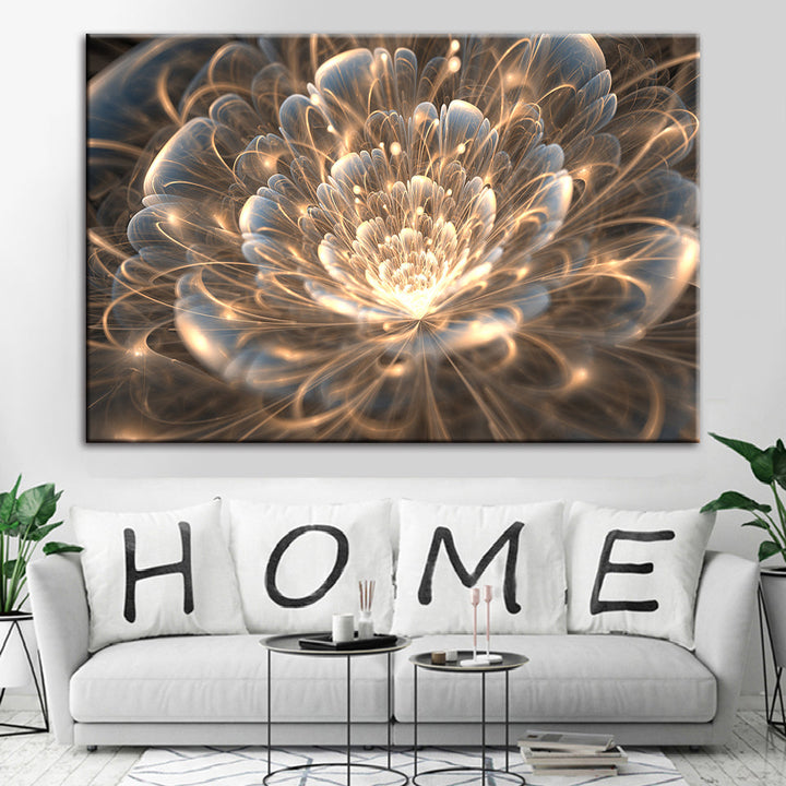 Mystical Flower - Canvas Wall Art Painting | Bowlift