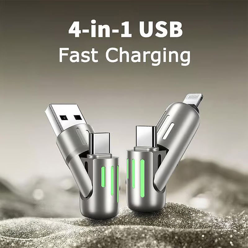 BowLift | 4 in 1 USB Charging Cable MAX 240W Fast Charging