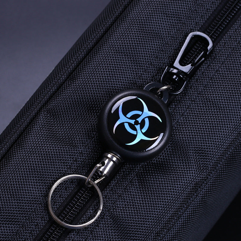 Keychain with retractable wire rope (3 pieces) | Bowlift