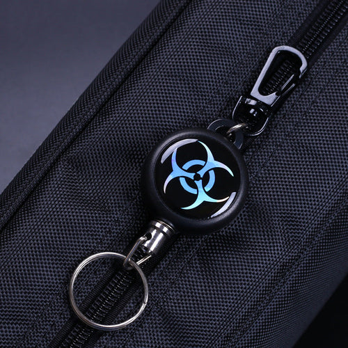 Keychain with retractable wire rope (3 pieces) | Bowlift