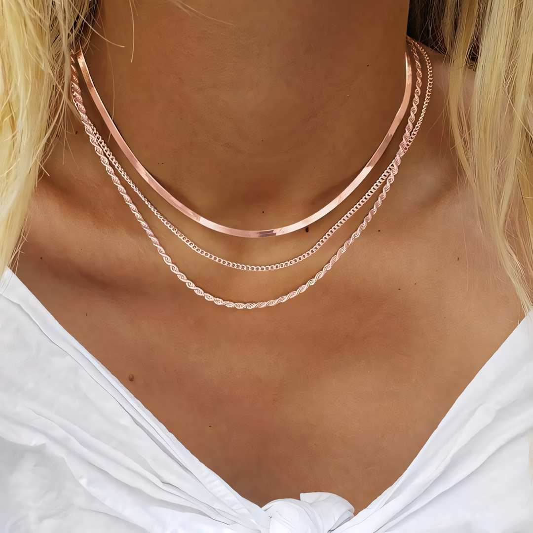 BowLift | 3pc Classic Necklace Choker Stack